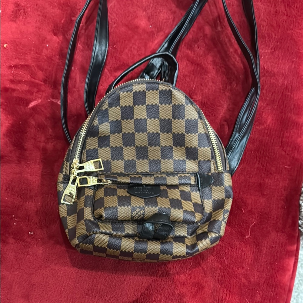 Louis Vuitton Brown and Black Damier Backpack